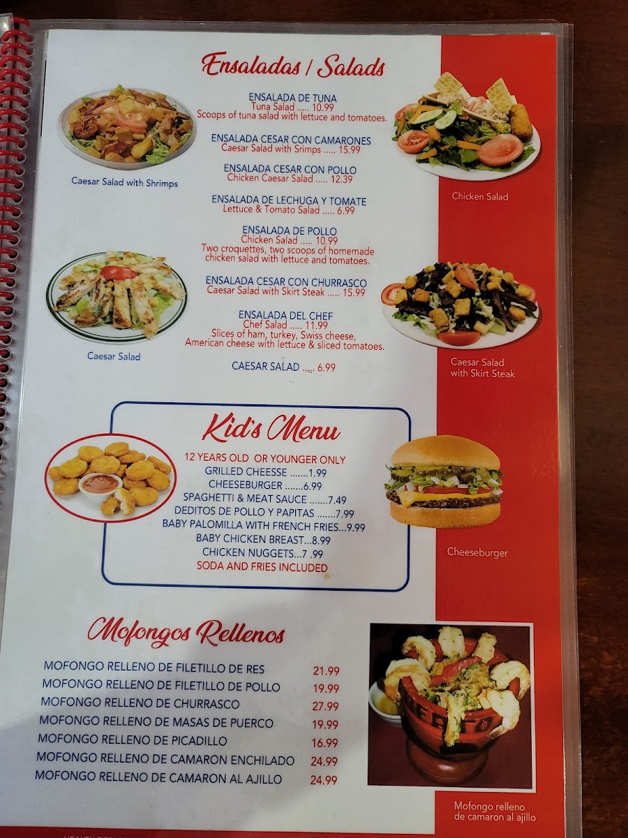 Caribe Restaurant Menu - Image 4